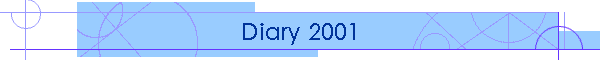 Diary 2001